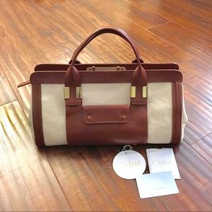 AUTHENTIC CHLOE Alice Satchel Handle Bag